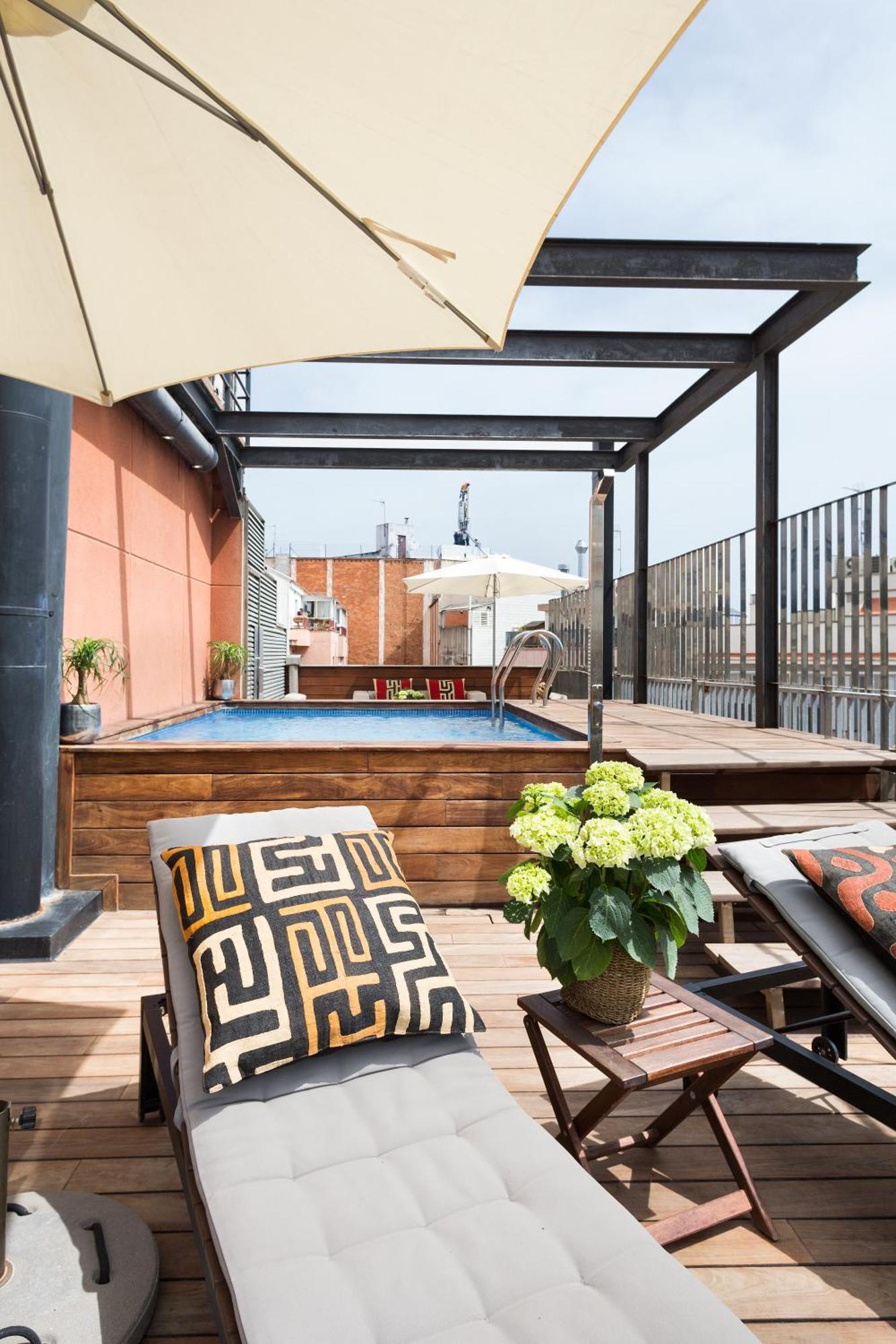 Apartment Barcelona Rentals - Pool Terrace In City Center Номер фото