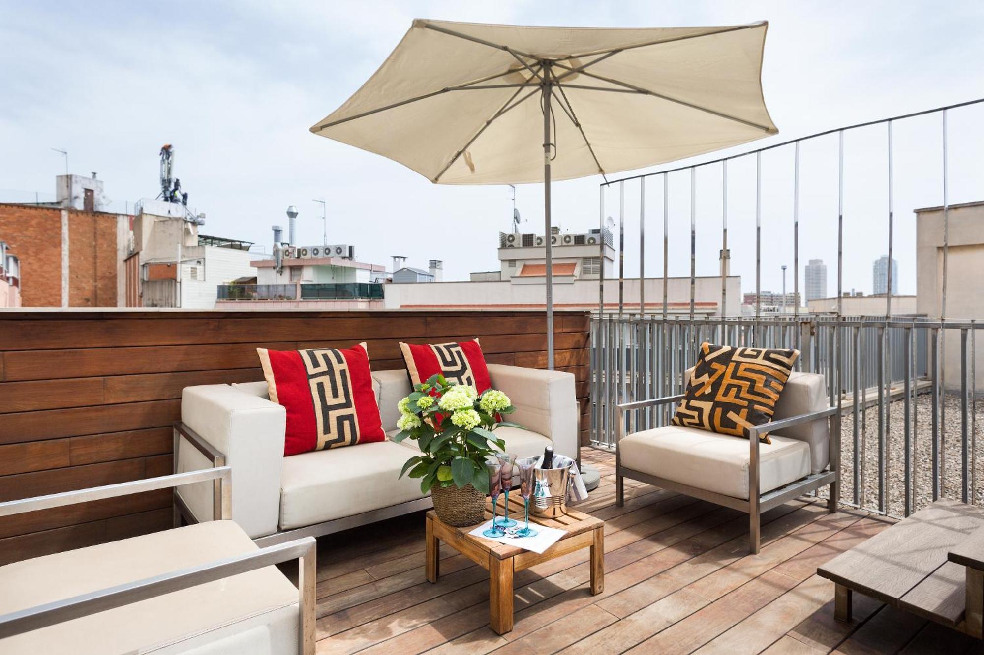 Apartment Barcelona Rentals - Pool Terrace In City Center Номер фото